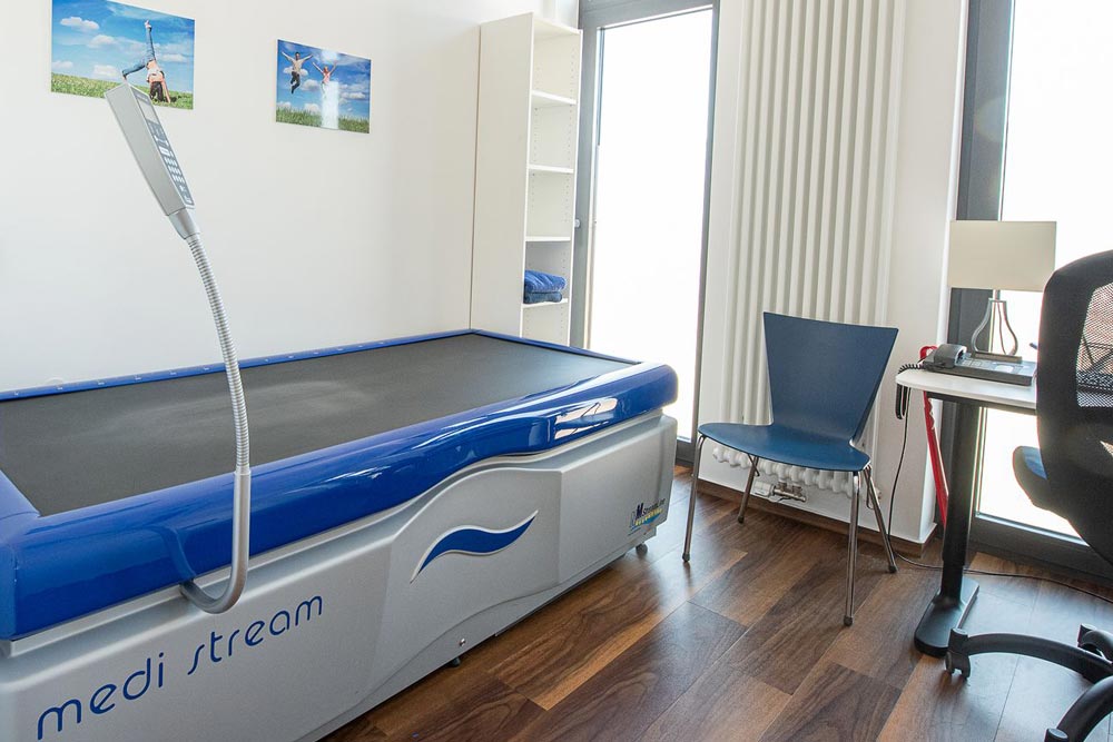 Hydrojetliege für Hydrojet Therapie in Bielefeld